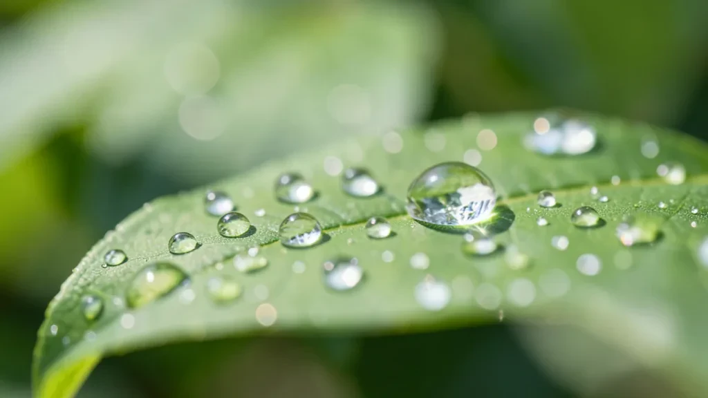 Woman drinking detox water with citrus and mint for hydration
