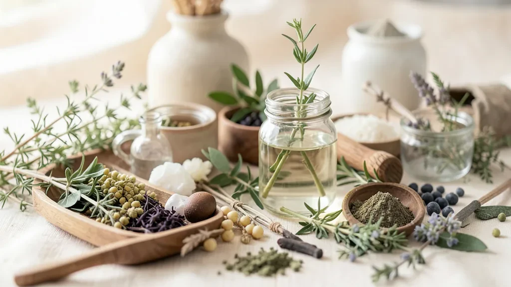 Safe skincare ingredients and natural product analysis